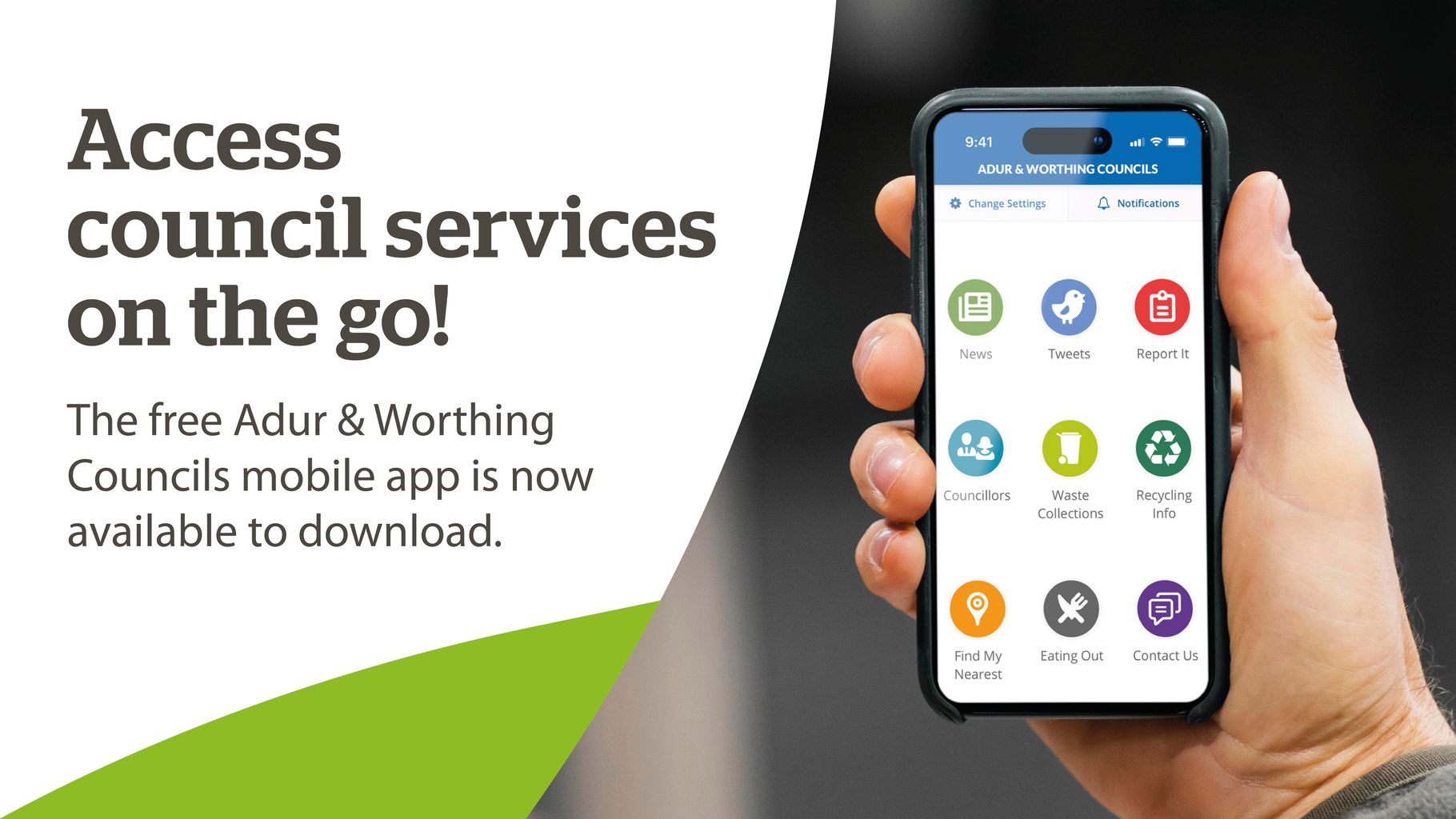 New app helps residents in Adur and Worthing access Council services